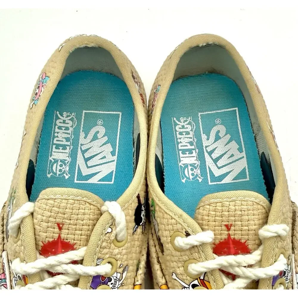 VANS One Piece Straw Hat Crew Authentic Skate Shoes M 5.5 / W 7 Pre Owned